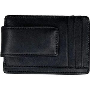 NEW MONEY Clip RFID Front Pocket Wallet  Black